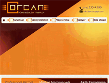 Tablet Screenshot of orcanyapi.com